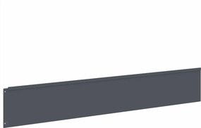 VidaXL Περίγραμμα γκαζόν 30 τμχ. 100 x 18 εκ Steel Ανθρακί