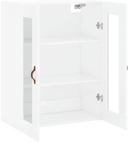 vidaXL Ντουλάπι Τοίχου Γυαλιστερό Λευκό 69,5 x 34 x 90 εκ.
