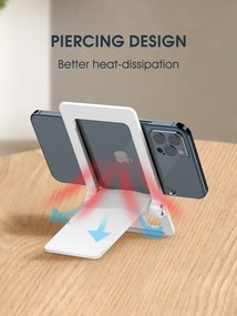 LDNIO βάση smartphone MG06, foldable, 4.7-7.2", λευκή