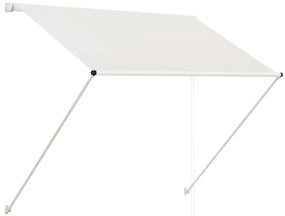 vidaXL Τέντα Συρόμενη Κρεμ 100 x 150 εκ.