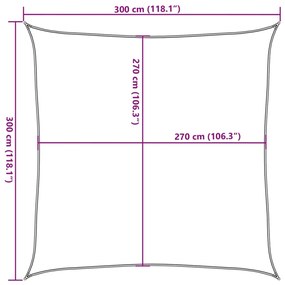 ΠΑΝΙ ΣΚΙΑΣΗΣ TAUPE 3 X 3 Μ. ΑΠΟ HDPE 160 ΓΡ./Μ² 311384