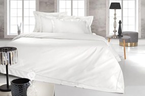 Σεντόνια Σετ 4τμχ Βαμβακoσατέν King Size Blend White 270x280εκ. Guy Laroche