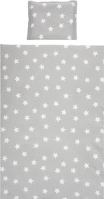 SET 3 PCS COSY RANFORCE GREY ELEPHANT STARS