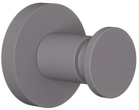 Άγκιστρο Μπάνιου Μονό 12-163 5x5x5cm Matt Concrete Grey Pam&amp;Co Brass