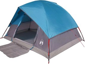 vidaXL Σκηνή Κάμπινγκ Θόλος 3 Ατόμων Αδιάβροχη Μπλε