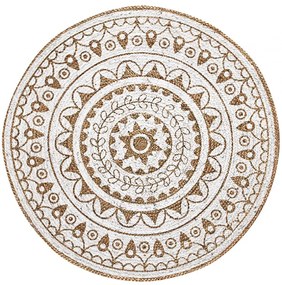 Χαλί Africa Crochet Round Natural-White Carpet Couture 160X160 Round