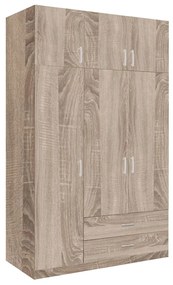 Ντουλάπα Τρίφυλλη Royal 361-000065 150x58x230cm Sonoma Three Door