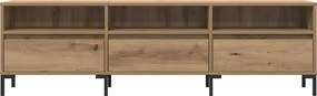 vidaXL Έπιπλο Τηλεόρασης τεχνίτης Δρυς 150x30x44,5 εκ