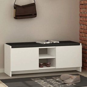 Παπουτσοθήκη Zulla Megapap χρώμα λευκό 110x37x43εκ.