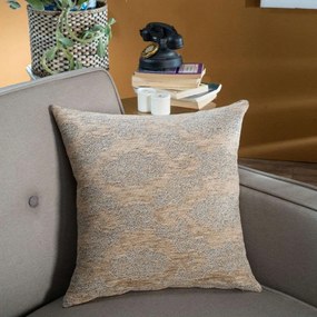 Μαξιλαροθήκη Διακοσμητική Portland 14 Brown Teoran 43X43 Cotton-Acrylic