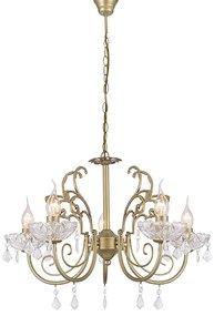 Φωτιστικό Κρεμαστο Aca DLA12155P FABERGE Οξυντέ (Bronzed)