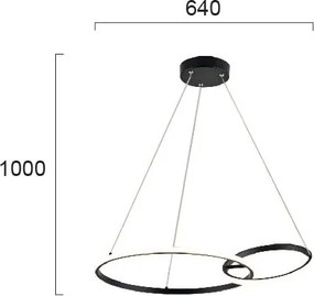 Φωτιστικό Οροφής LED Viokef Double 4275800