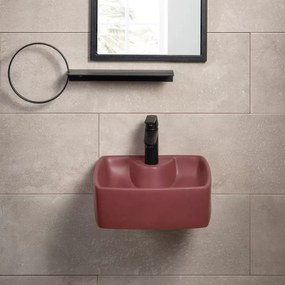 Ios Bordeuax Matt 38x38 - Επιτραπέζιος νιπτήρας