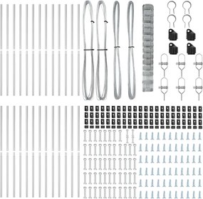 vidaXL Στύλος Περιφράξεων Γαλβανισμένο 50 x 1,4 μ Ατσάλι