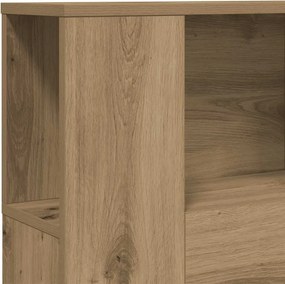 vidaXL Ντουλάπι κεφαλάρι Δρυς τεχνίτης 100x18,5x102,5 cm