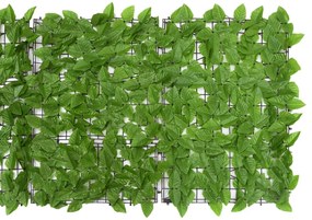 vidaXL Διαχωριστικό Βεράντας με Φύλλα Πράσινο 200 x 75 εκ.