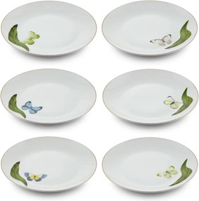 Dessert Plate Set (6 Pieces) DNR0063 Multicolor