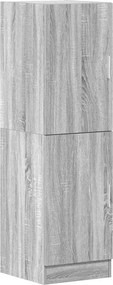 vidaXL Ντουλάπι Κουζίνας Γκρι sonoma 38x41,5x131,5 εκ. Επεξεργ. Ξύλο