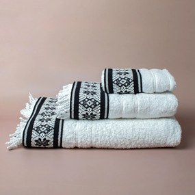 Πετσέτα Σώματος (80x150) White Fabric Jessie 600gsm