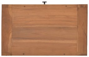 vidaXL Κομοδίνο 50 x 30 x 35 εκ. από Μασίφ Ξύλο Teak