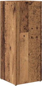 VidaXL Σχέδιο & βάση αποθήκευσης Παλιό ξύλο 25 x 24,5 x 64 εκ.