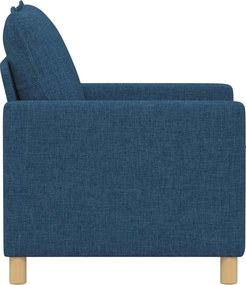 vidaXL Καναπές Μπλε 76 x 81 x 87,5 εκ Ύφασμα