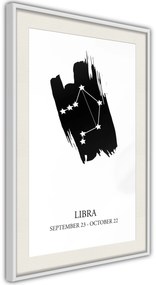 Αφίσα - Zodiac: Libra I - 40x60 - Χρυσό - Χωρίς πασπαρτού