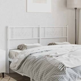 vidaXL Ανταλλακτικό κεφαλάρι Λευκό 160 εκ. Μεταλλικό