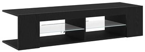 vidaXL Ντουλάπι TV Μαύρο 135 x 39 x 30 εκ Επεξεργασμένο ξύλο