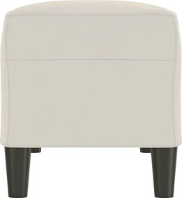vidaXL Πάγκος Κρεμ 100x35x41 εκ. Βελούδινος
