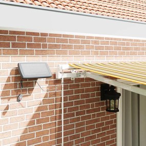 vidaXL Αναδιπλούμενη τέντα Πολύχρωμο 450 x 350 εκ Ύφασμα και αλουμίνιο