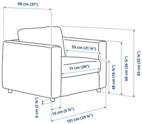 VIMLE πολυθρόνα 794.771.60