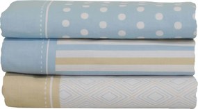 Σεντόνι Ημίδιπλο 170x270 Mix &amp; Match 75 Σιέλ Anna Riska