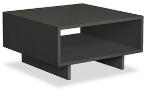 Τραπέζι σαλονιού Hola pakoworld ανθρακί 60x60x32εκ Model: 119-000727
