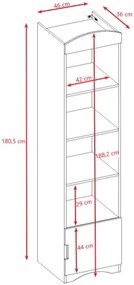 Βιβλιοθήκη Classic Slim