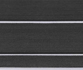 vidaXL Ματ Σκάφους Ριγέ Σκούρο Γκρι και Λευκό 240 x 60 cm EVA