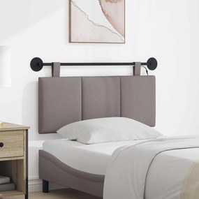 vidaXL Κεφαλάρι κρεβατιού κρεμαστό Taupe Βελούδο