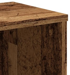 vidaXL Βιβλιοθήκη Όψη Παλαιού Ξύλου 50x25x105 εκ. Επεξεργασμένο Ξύλο