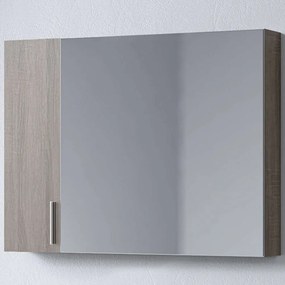 Καθρέπτης Μπάνιου Με Ντουλάπι Siena 3MSI090SD0W 87,5x14x65cm Dark Sonoma Μελαμίνη