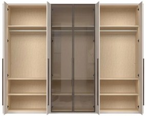 Ντουλάπα Dutchess εξάφυλλη 2 glass