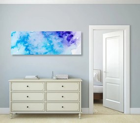 Εικόνα μπλε-μοβ αφηρημένη τέχνη - 120x40