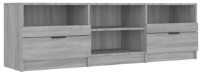vidaXL Έπιπλο Τηλεόρασης Γκρι Sonoma 150x33,5x45 εκ. από Επεξεργ. Ξύλο
