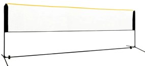 vidaXL Φιλέ Μπάντμιντον Ρυθμιζόμενο 500 x 103 x 94-158 εκ. Μεταλλικό