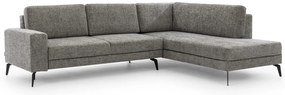 Γωνιακός καναπές/κρεβάτι Elen L/ Γκρι/ 284x88x219/ Δεξιά γωνία BOG8176