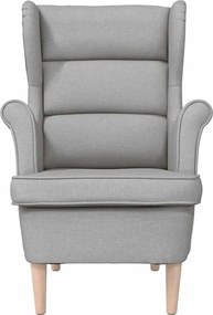 vidaXL πολυθρόνα Cloud Grey 74x84x100 cm Ύφασμα