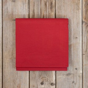 Σεντόνι Unicolors Με Λάστιχο Absolute Red Nima Semi-double 120x232cm 100% Cotton