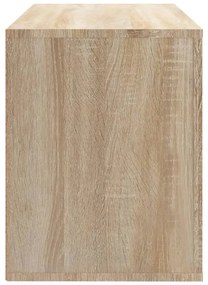vidaXL Παπουτσοθήκη Sonoma Δρυς 80x35x45 εκ. από Επεξεργασμένο Ξύλο