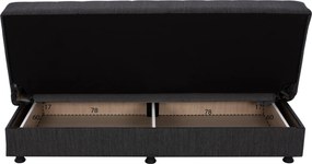 ΚΑΝΑΠΕΣ ΚΡΕΒΑΤΙ ΤΡΙΘΕΣΙΟΣ ΓΚΡΙ HM3239.03 180x72x77 εκ.