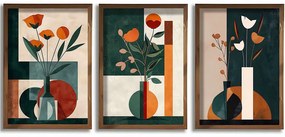Κάδρα (Σετ 3Τμχ) 856EVL1642 50x3,5x70cm Multi Wallity Vertical Mdf, Wood