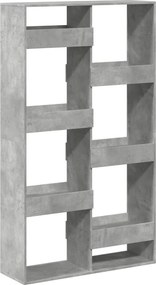 vidaXL Βιβλιοθήκη Γκρι Σκυροδέματος 100x33x175 εκ. Επεξεργ. Ξύλο